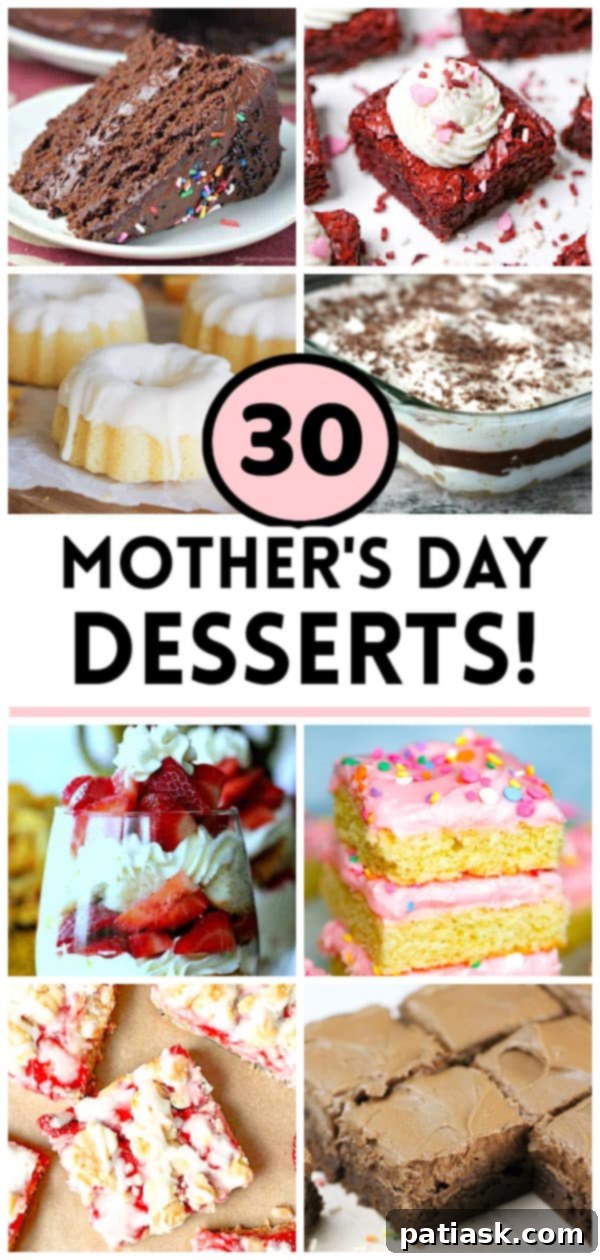 30 Mother's Day Desserts for Mom!