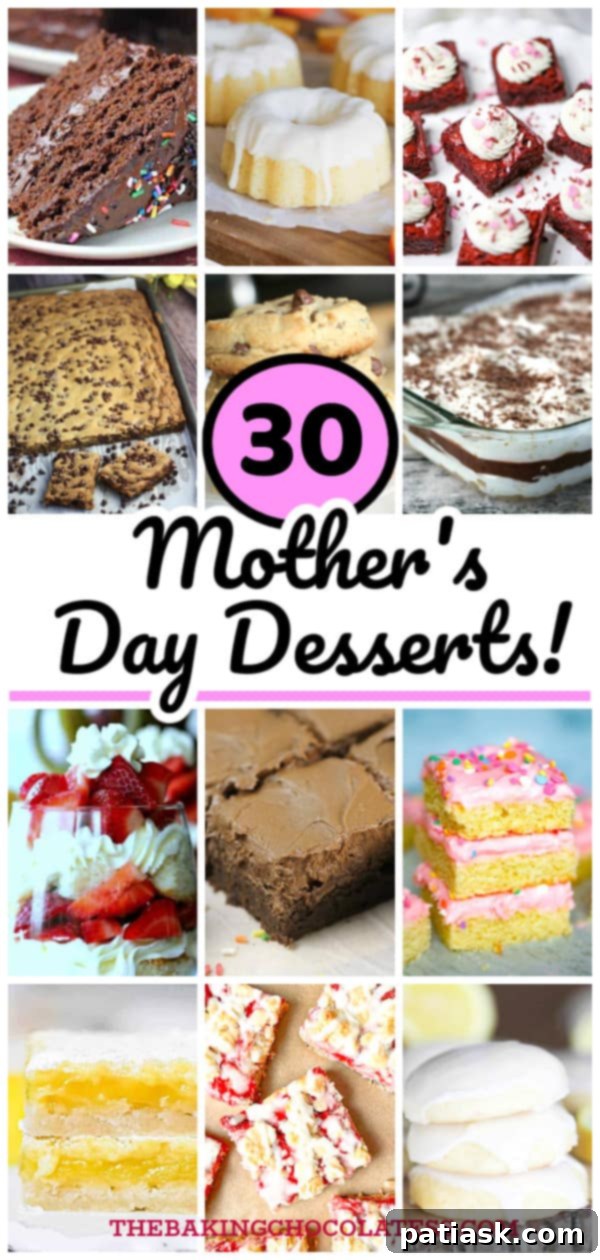 30 Mother's Day Desserts for Mom!