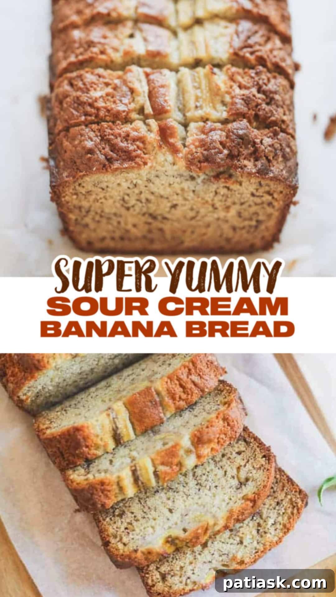  SOUR CREAM BANANA BREAD