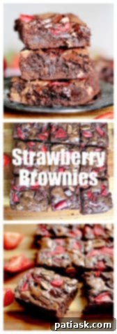 Strawberry Chocolate Brownies