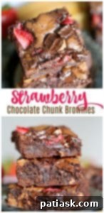 Strawberry Chocolate Brownies