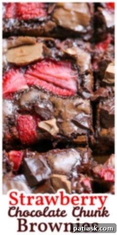 Strawberry Chocolate Brownies