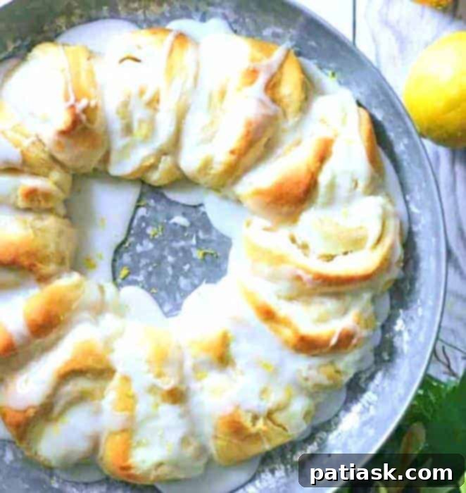 Decadent Apple Cream Cheese Tart 12 Lemon-Cream Cheese Crescent Ring