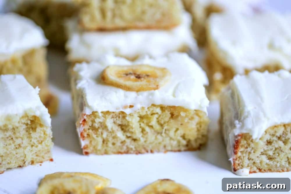 Over 50 Irresistible Cream Cheese Treats 14 Moist Sour Cream Banana Bars with Cream Cheese Frosting
