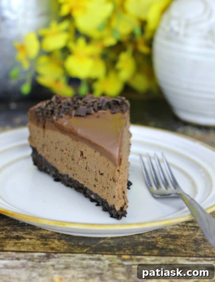 Over 50 Irresistible Cream Cheese Treats 18 Decadent No-Bake "Death By Chocolate" Cheesecake