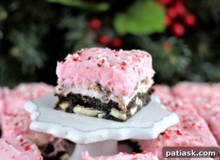 Over 50 Irresistible Cream Cheese Treats 20 Layered Peppermint Crunch Buttercream Marshmallow Brownies