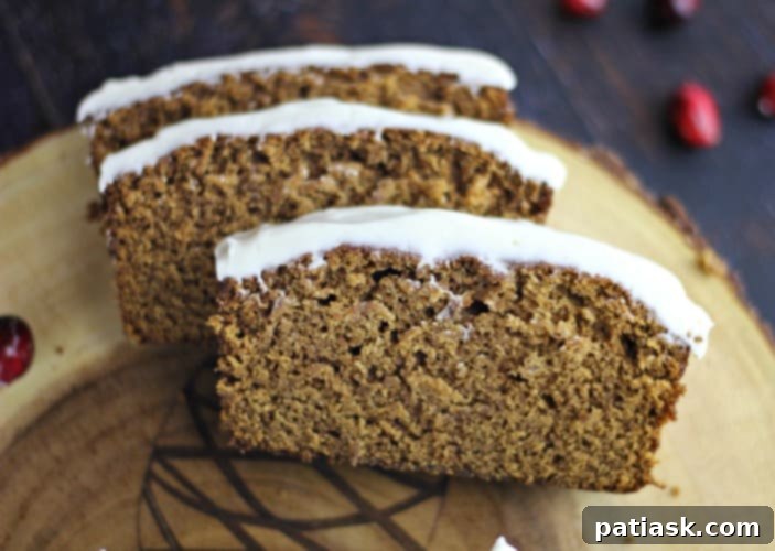Over 50 Irresistible Cream Cheese Treats 34 Spiced Gingerbread Loaf with Lemon Cream Cheese Frosting
