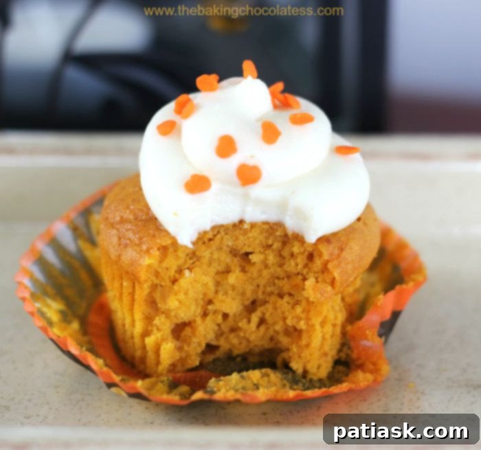 Over 50 Irresistible Cream Cheese Treats 36 Plush Pumpkin Cupcakes with Vanilla Cream Cheese Frosting