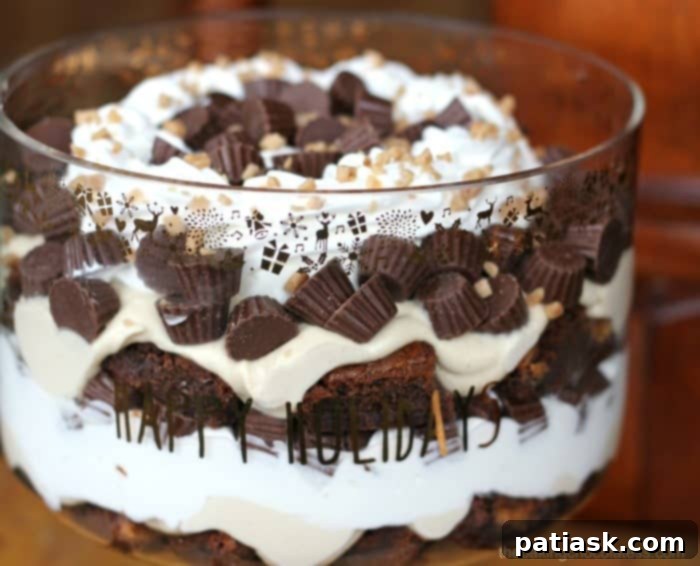Over 50 Irresistible Cream Cheese Treats 43 Ultimate Reese's Peanut Butter Cup Brownie Trifle
