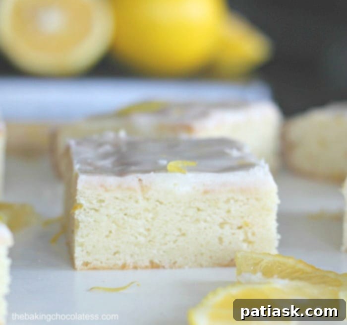 Over 50 Irresistible Cream Cheese Treats 8 Zesty Lemon Cream Cheese Blondies with Glaze