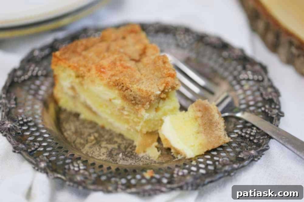 Apple Cream Cheese Swirl Streusel Cake 6 Perfectly baked Apple Crumb Cream Cheese Coffee Cake