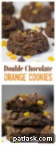 Decadent Double Chocolate Orange Cookies 11 Fudgy Double Chocolate Orange Cookies