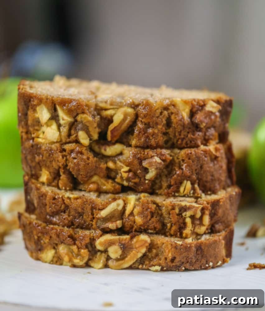 Homestyle Apple Walnut Loaf 2 Farmhouse Apple Walnut Loaf BREAD RECIPE