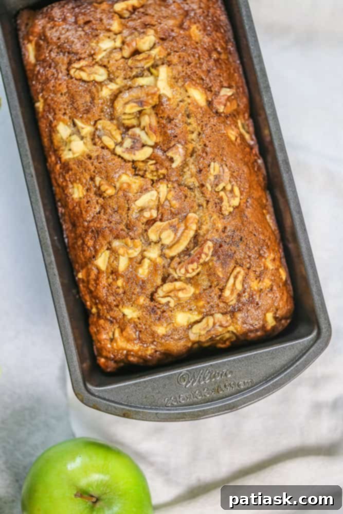 Homestyle Apple Walnut Loaf 8 Farmhouse Apple Walnut Loaf BREAD RECIPE