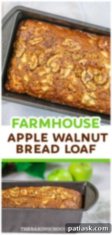 Homestyle Apple Walnut Loaf 11 FARMHOUSE APPLE WALNUT BREAD RECIPE