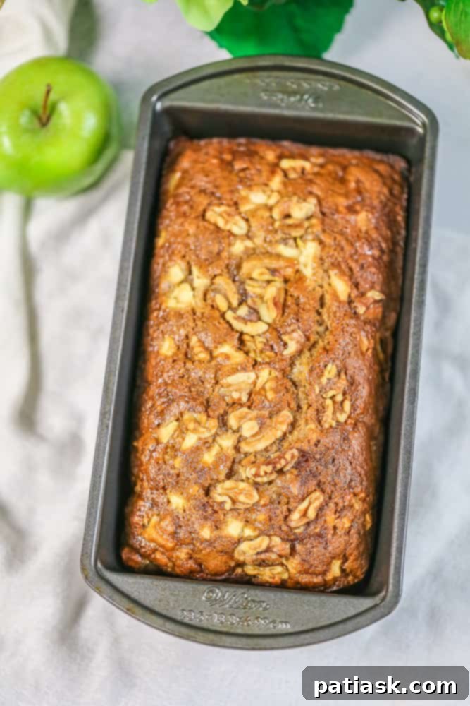 Homestyle Apple Walnut Loaf 4 Farmhouse Apple Walnut Loaf BREAD RECIPE
