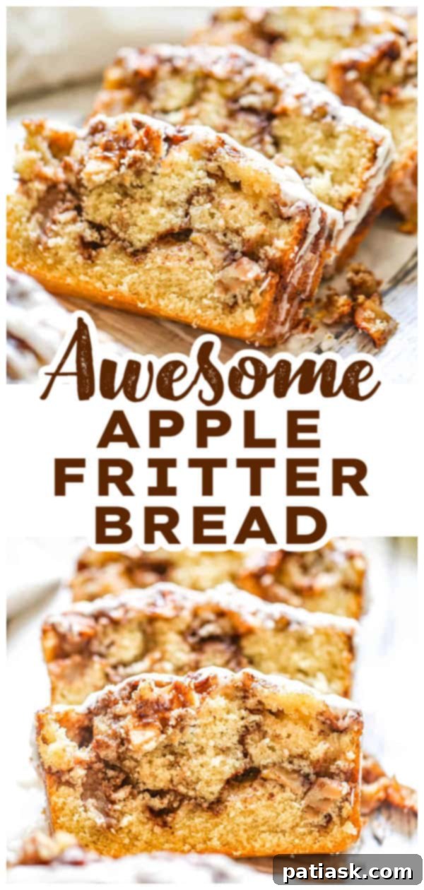 Awesome APPLE FRITTER BREAD