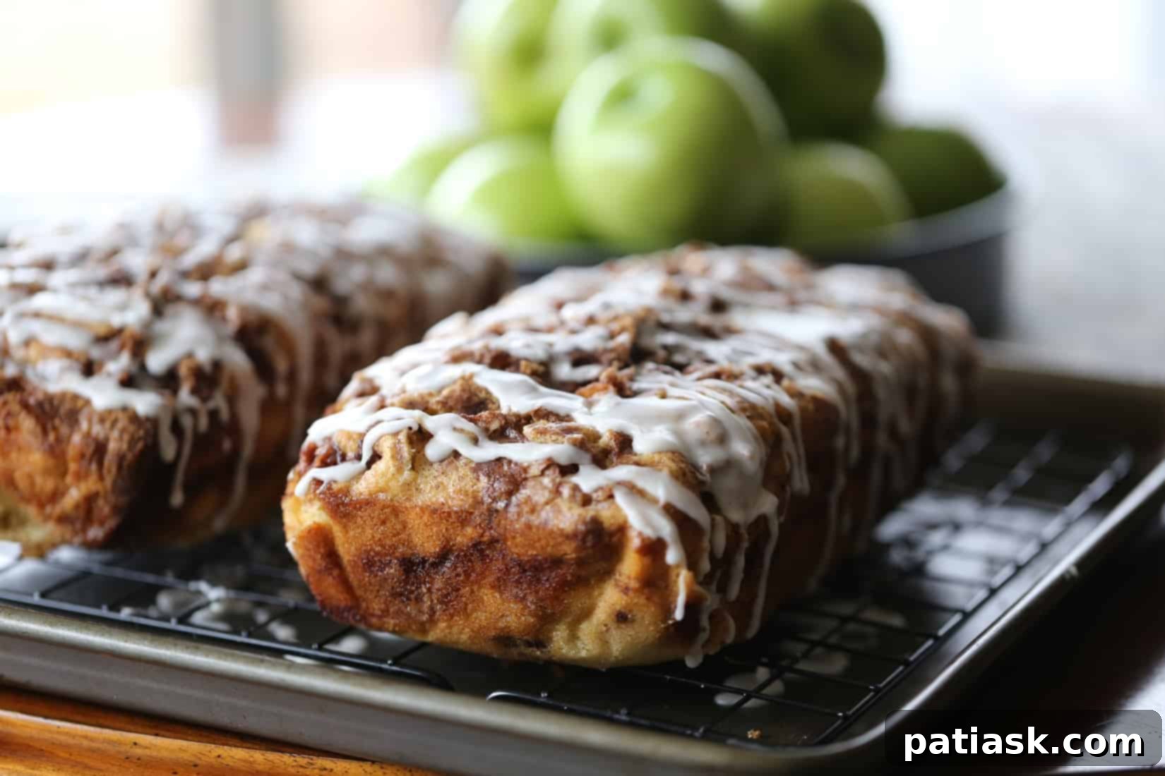 Cinnamon Apple Fritter Bread 6 Awesome Country EASY Apple Fritter Bread!
