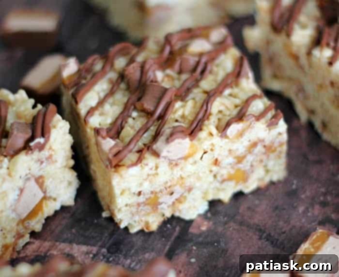 Milky Way Crispy Treats 2 Milky Way Rice Krispies Treats