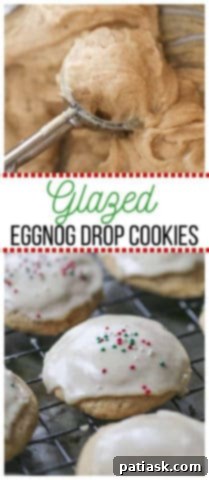 Holiday Eggnog Glazed Treats 11 Glazed Eggnog Drop Cookies