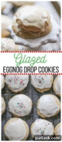 Holiday Eggnog Glazed Treats 13 Glazed Eggnog Drop Cookies
