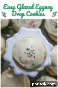 Holiday Eggnog Glazed Treats 14 Easy Glazed Eggnog Drop Cookies