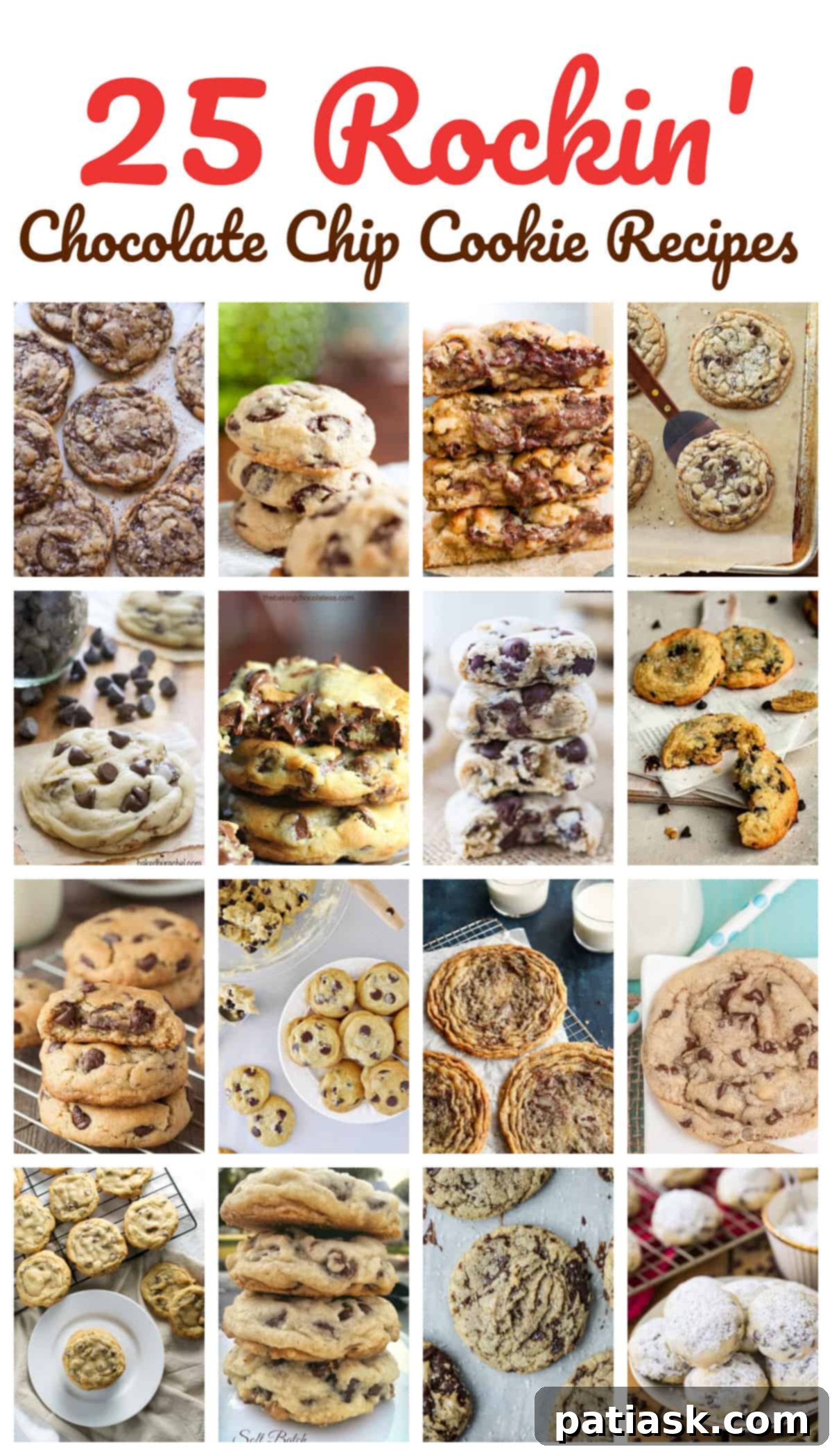 25 Fantastic Chocolate Chip Cookie Recipes 2 Delicious and easy chocolate chip cookie recipes for every baker