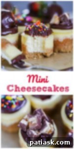 Easy mini cheesecakes ready to serve