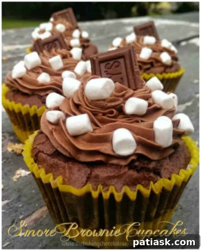 Chocolate Brownie Cupcakes