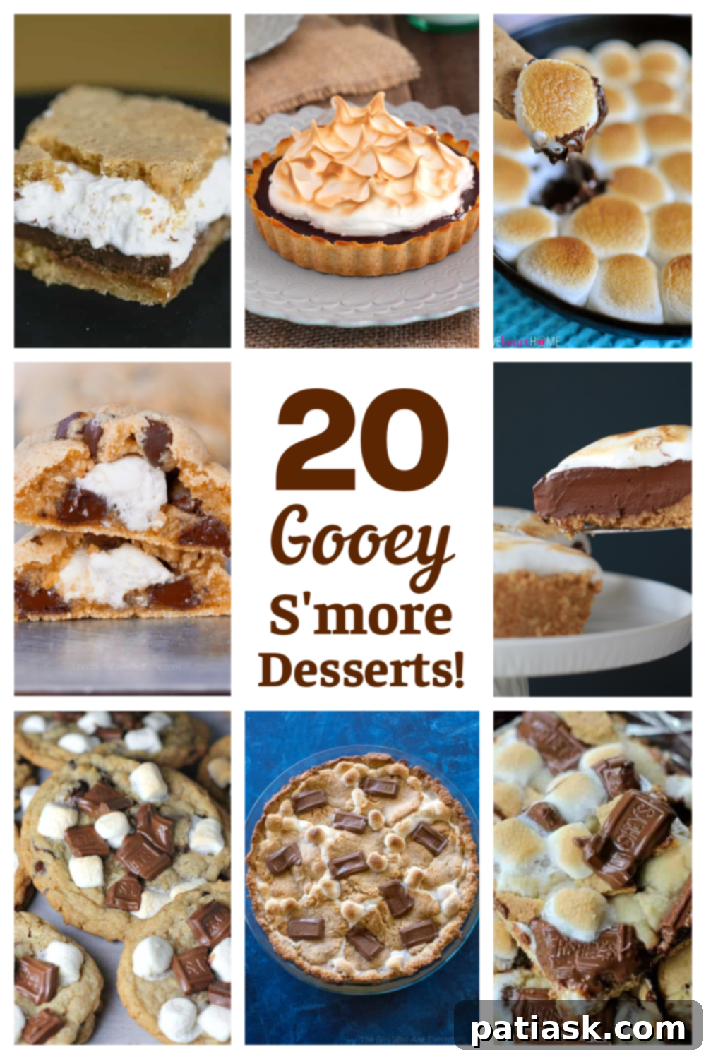 20 Gooey Chocolatey S'more Desserts