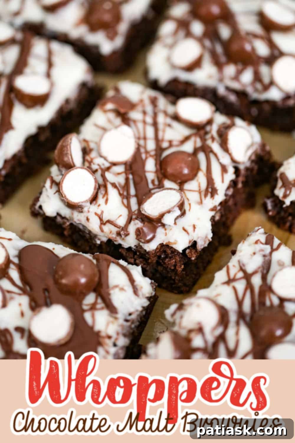 45 Delightful Easter and Spring Desserts 22 Whoppers Malt Brownies