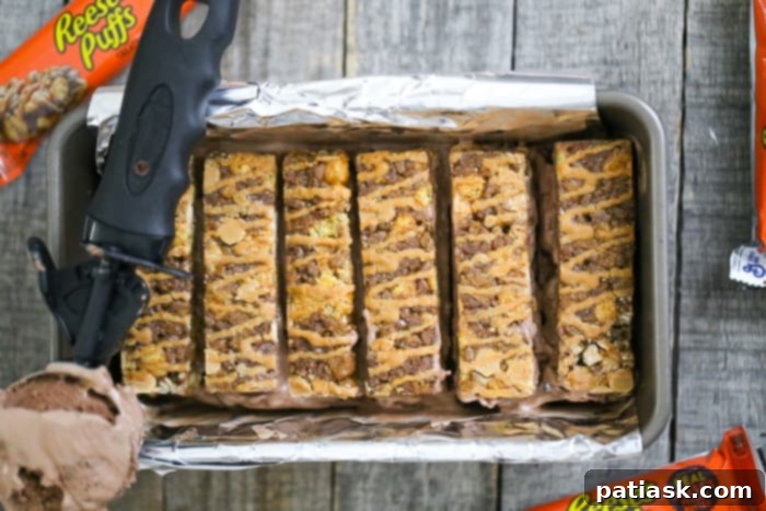 ice cream came with cereal reese's puffs treats recipe