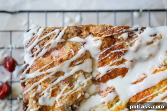 Sour Cherry Cobbler Coffee Cake Recipe