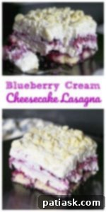 Velvet Blueberry Cheesecake Stack 15 Blueberry Cream Cheesecake Lasagna
