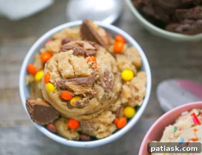 Rich Peanut Butter Cup Lover’s Cookie Dough, loaded with Reese's