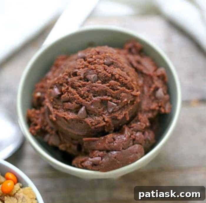 Decadent Edible Chocolate Brownie Batter Cookie Dough