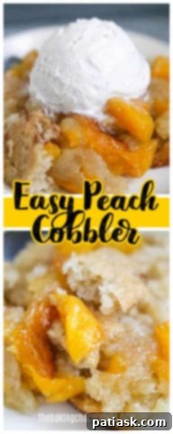 peach cobbler, a close-up shot