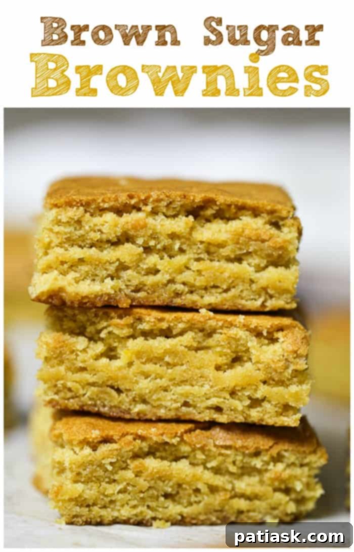 Golden Brown Sugar Brownie Bars 8 Brown Sugar Brownie Bars