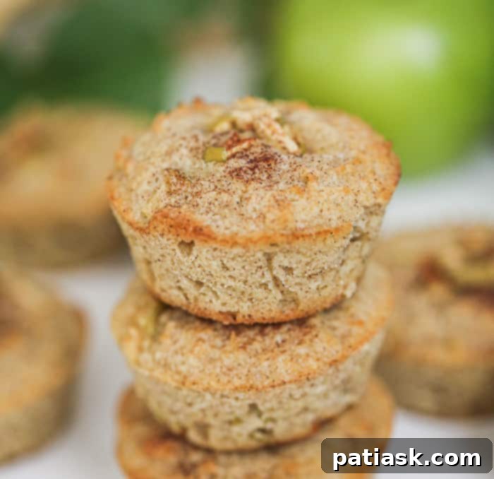 Warm Cinnamon Apple Keto Muffins 3 keto cinnamon apple muffins