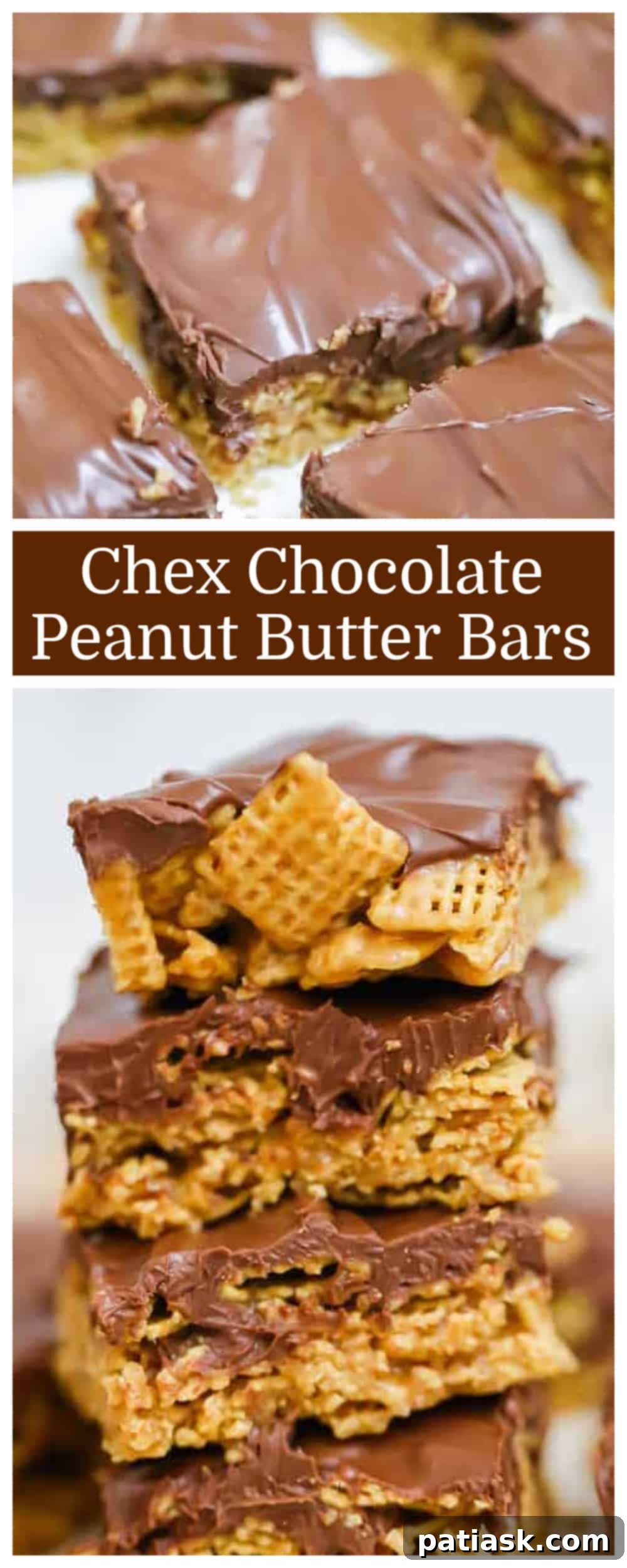 Chex Chocolate Peanut Butter Bars