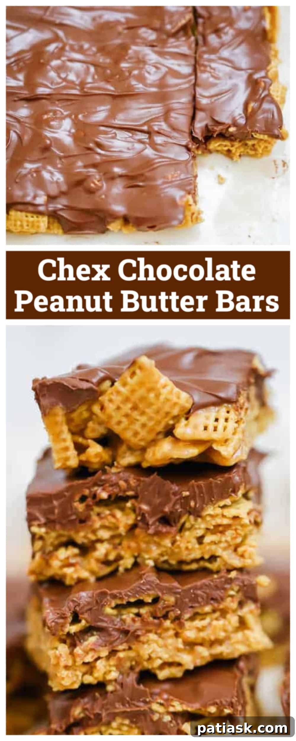 Chex Chocolate Peanut Butter Bars