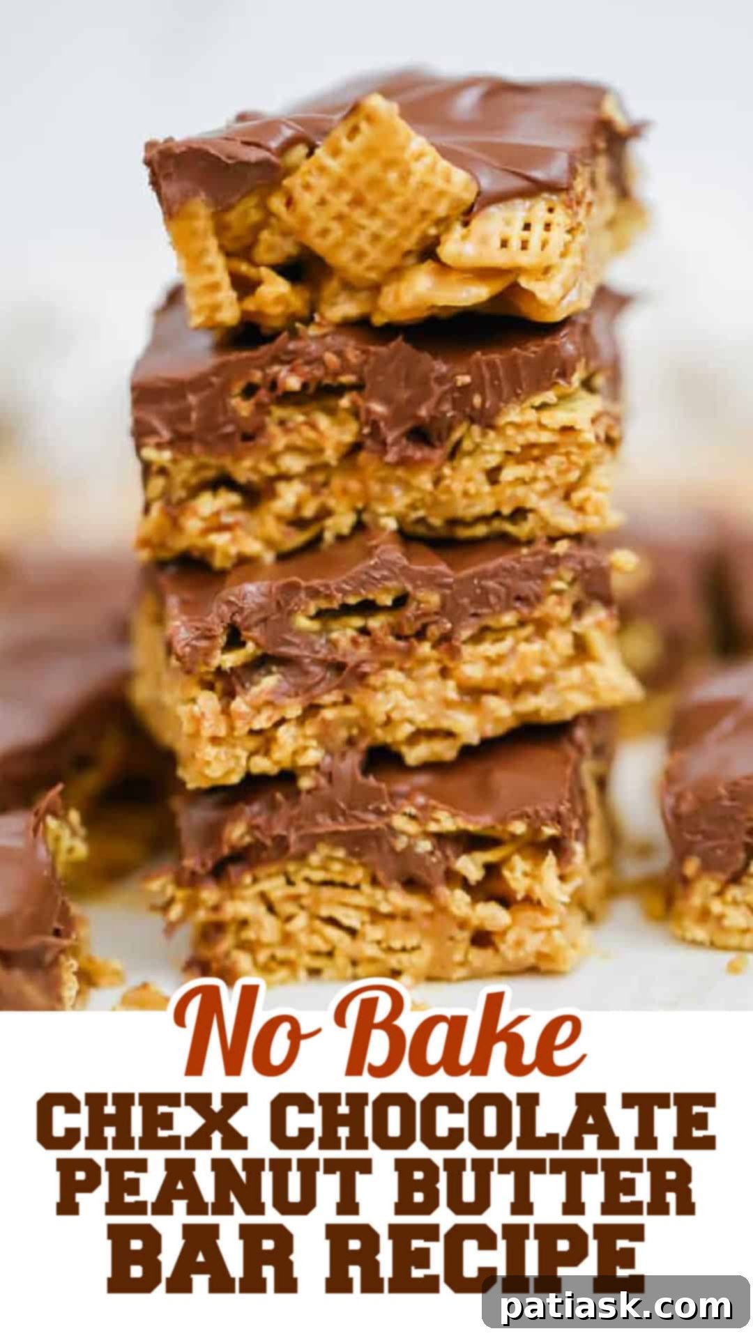 Chewy Chocolate Peanut Butter Bars 13 Chex Chocolate Peanut Butter Bars