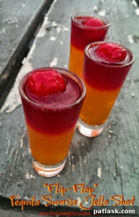 Tequila Sunrise Jello Shots - A Vibrant & Flavorful Party Treat