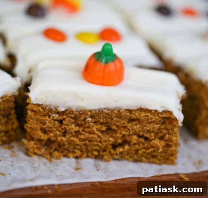 Decadent Harvest Pumpkin Bars 7 Ultimate Pumpkin Bars with Creamy Cream Cheese Frosting