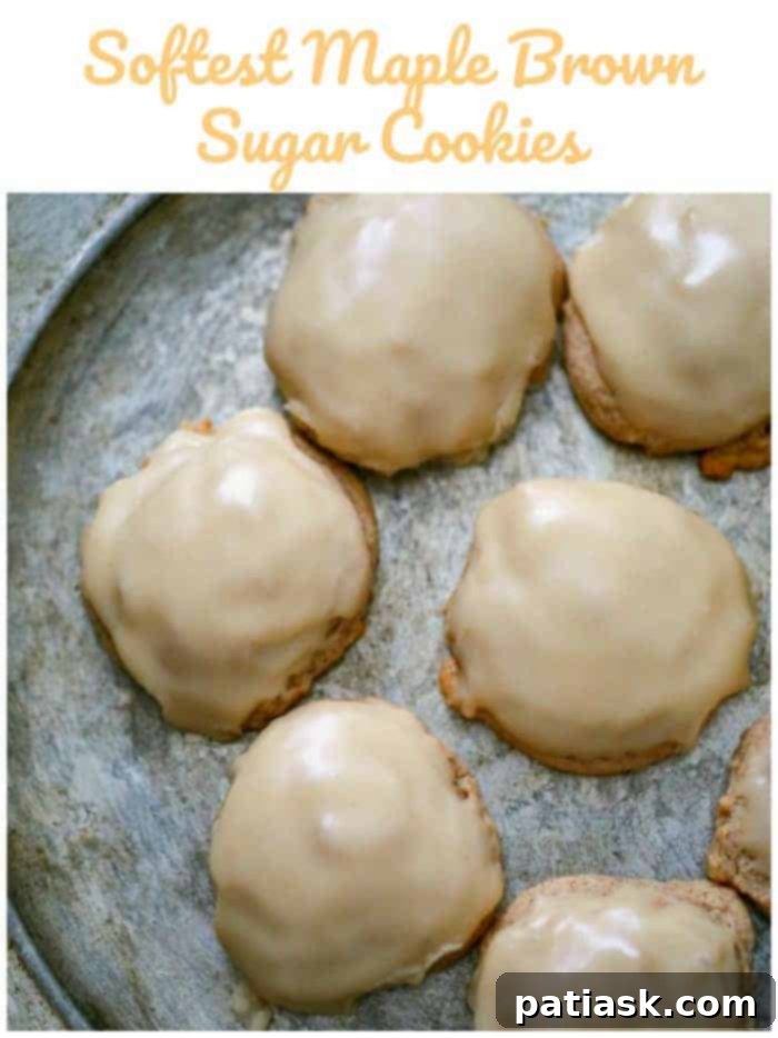 Maple Brown Sugar Soft Cookies 9 Soft Maple Brown Sugar Cookies, ready for fall festivities