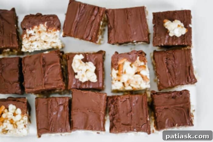 Fudgy Milk Chocolate Popcorn Bars 6 Milk Chocolate Fudge Covered Popcorn Bars
