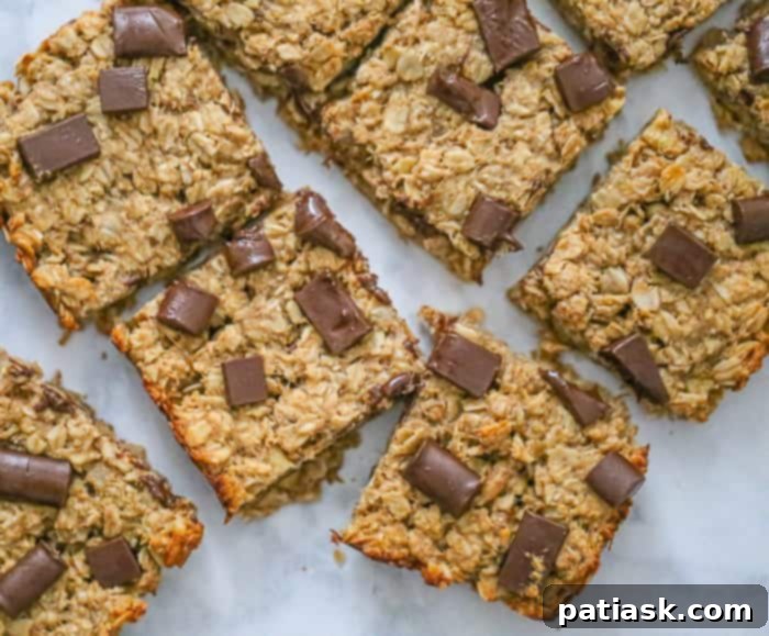 Wholesome Chunky Monkey Oat Bars 4 Healthy Chunky Monkey Oatmeal Bars - a simple recipe