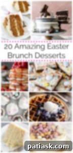 Easter Brunch Desserts So Heavenly, You'll Rise to the Occasion 5 Collection of Easter dessert images including cakes, cookies, and other treats.