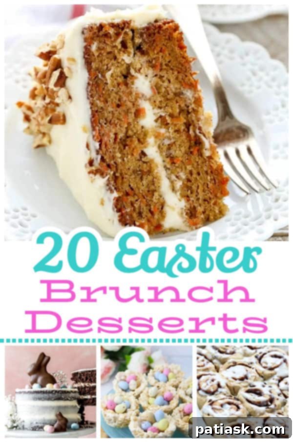 Easter Brunch Desserts So Heavenly, You'll Rise to the Occasion 6 Close-up of Easter desserts suitable for brunch, showcasing various textures and decorations.