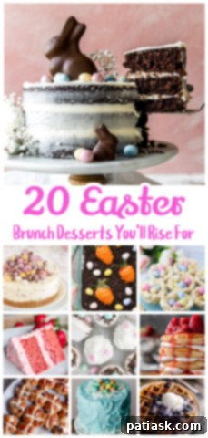 Easter Brunch Desserts So Heavenly, You'll Rise to the Occasion 7 A selection of colorful and creative Easter brunch dessert ideas.